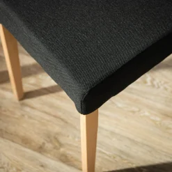 Krzesło do jadalni czarne BEPPO