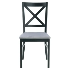 Krzesła|Fameg Krzesło do jadalni krzyżowe czarne ZAYDEN
