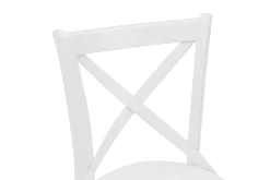 Krzesła|Fameg Krzesło drewniane białe FRESCO