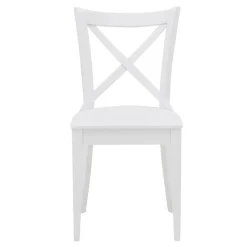 Krzesła|Fameg Krzesło drewniane białe FRESCO