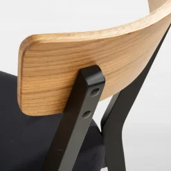 Krzesła|inny Krzesło drewniane czarne OSLO II