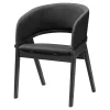 Krzesła| Krzesło drewniane czarne REZKA
