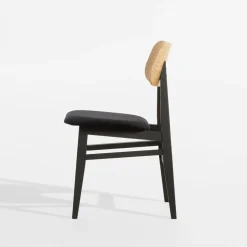 inny Krzesło drewniane czarne SORRENTI