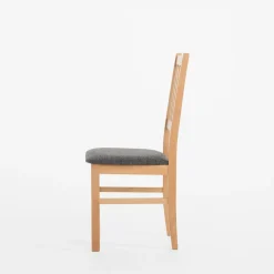 inny Krzesło drewniane popielate LASSES