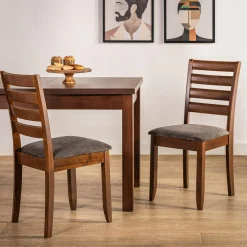 inny Krzesło drewniane szare DAHIA