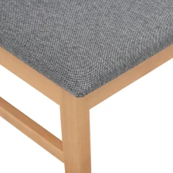 Fameg Krzesło drewniane z tapicerowanym siedziskiem NIKAS