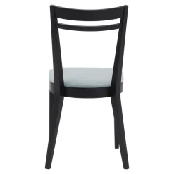 Krzesła|Fameg Krzesło drewniane ze srebrnym siedziskiem ERIN