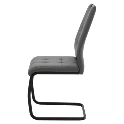 Krzesło na płozie szare ATOLA