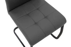 Krzesło na płozie szare ATOLA