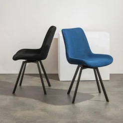 Krzesła| Krzesło obrotowe czarne JELKO