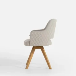 Fameg Krzesło obrotowe jasnoszare MALCO