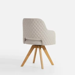 Fameg Krzesło obrotowe jasnoszare MALCO