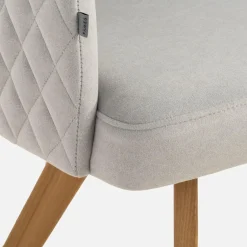 Fameg Krzesło obrotowe jasnoszare MALCO