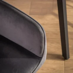 Krzesło obrotowe szare ATEMO