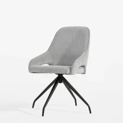 Krzesła|inny Krzesło obrotowe tapicerowane LAZONES szare