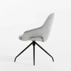 Krzesła|inny Krzesło obrotowe tapicerowane LAZONES szare