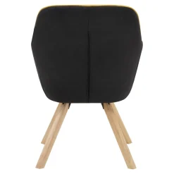 Krzesło obrotowe żółte LUMARS