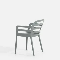 inny Krzesło ogrodowe HEMISTO jasnoszare