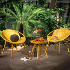 inny Krzesło ogrodowe HETTIMA żółte