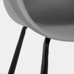 inny Krzesło ogrodowe szare UNDIGO