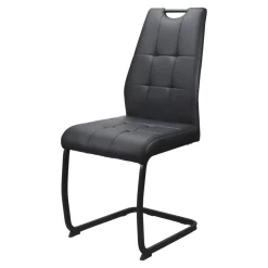 Krzesła Konferencyjne|Krzesła| Krzesło pikowane czarne ATOLA
