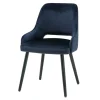 Fameg Krzesło retro z dziurką granatowe KERSTIN