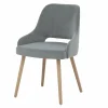 Krzesła|Fameg Krzesło retro z dziurką szare KERSTIN
