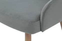 Krzesła|Fameg Krzesło retro z dziurką szare KERSTIN