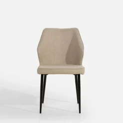 Krzesła|inny Krzesło tapicerowane beżowe EKLIPSE