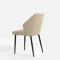 Krzesła|inny Krzesło tapicerowane beżowe EKLIPSE