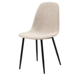 Krzesła| Krzesło tapicerowane beżowe NINA