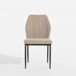 inny Krzesło tapicerowane beżowe SONDENI