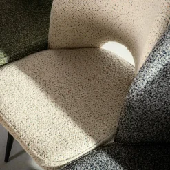 inny Krzesło tapicerowane białe FALIN