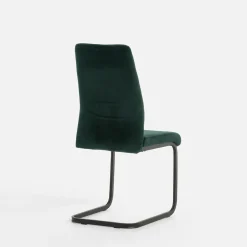 Krzesła| Krzesło tapicerowane butelkowa zieleń ARIBA