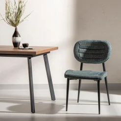 inny Krzesło tapicerowane ciemnozielone FINESSET