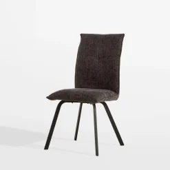 Krzesła| Krzesło tapicerowane ciemnoszare FYNIX