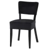 Fameg Krzesło tapicerowane czarne RYAN