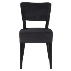 Fameg Krzesło tapicerowane czarne RYAN
