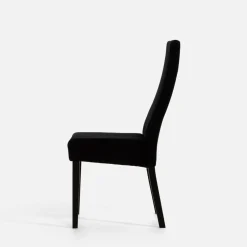 Krzesła|Fameg Krzesło tapicerowane czarne SORIN