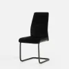 Krzesło tapicerowane czarne ARIBA