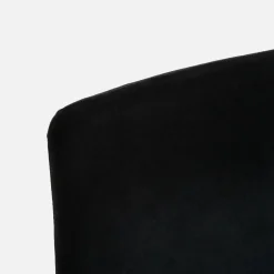 Krzesło tapicerowane czarne ARIBA