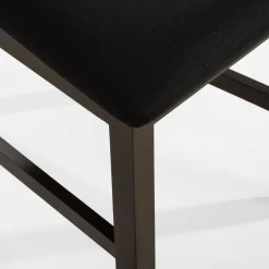 Krzesła|inny Krzesło tapicerowane czarne HANOVE