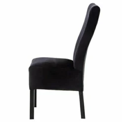 Fameg Krzesło tapicerowane czarne BLAINE