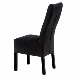 Fameg Krzesło tapicerowane czarne BLAINE