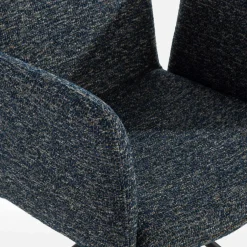 inny Krzesło tapicerowane granatowe FABLED
