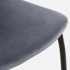 Krzesła| Krzesło tapicerowane jasnoszare ADATO