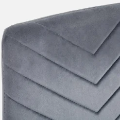 Krzesła| Krzesło tapicerowane jasnoszare ADATO