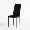 Krzesła| Krzesło tapicerowane JEXIS czarne