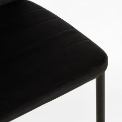Krzesła| Krzesło tapicerowane JEXIS czarne