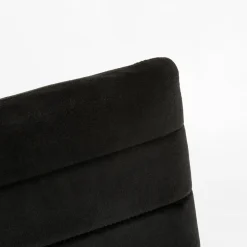Krzesła| Krzesło tapicerowane JEXIS czarne